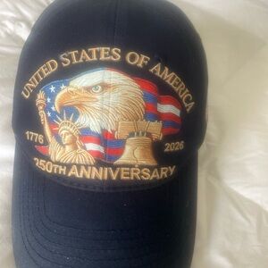 United States 250th Anniversary Navy Hat